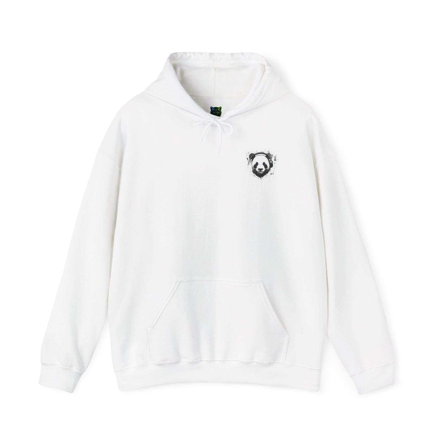 Panda Headphones Unisex Hoodie, Stylish Heavy Blend™ Pullover for Comfortable Streetwear