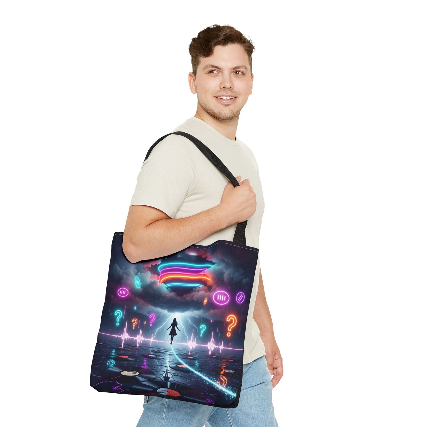 Colorful Mystical Tote Bag - Vibrant, Artful, and Useful for Everyday Adventures | Ideal for Gifts, Festivals, and Eco-Friendly Living