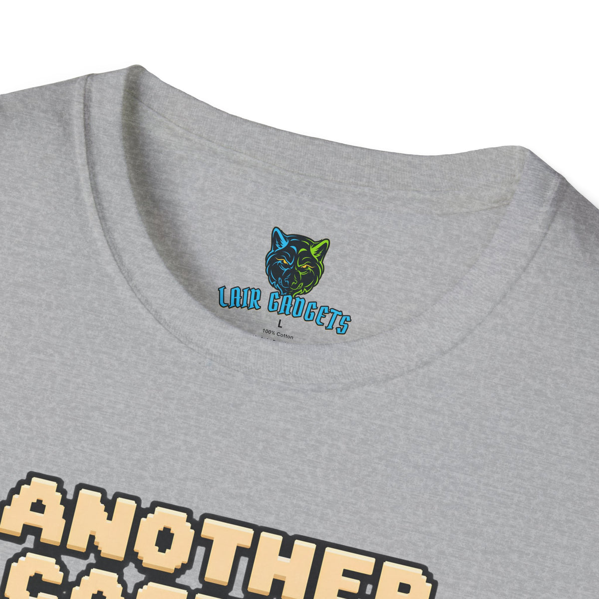 Another Castle She Ran So Far Away pixel art knight graphic tee, alternate view