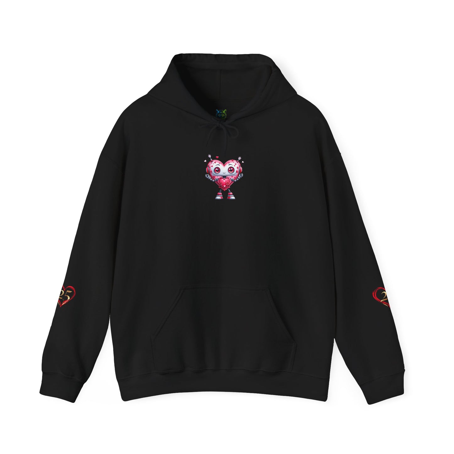 Cute Heart Unisex Hoodie, Soft and Playful Sweatshirt