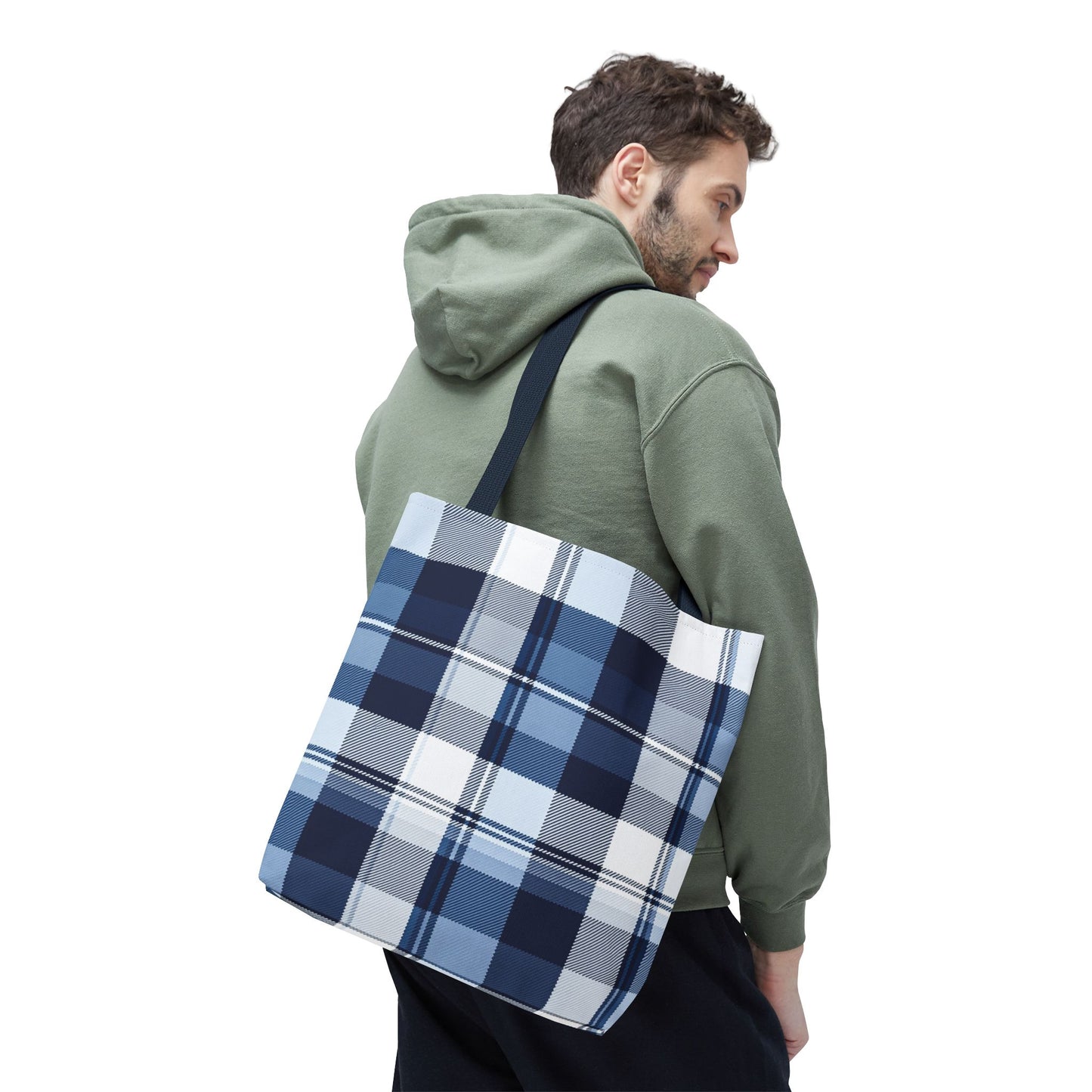 Blue Pattern Tote Bag (AOP)