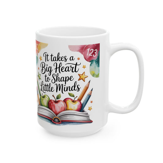 Teacher's Empowering Ceramic Mug | Perfect Gift for Educators & Students | Back to School, Teacher Appreciation, Classroom Decor