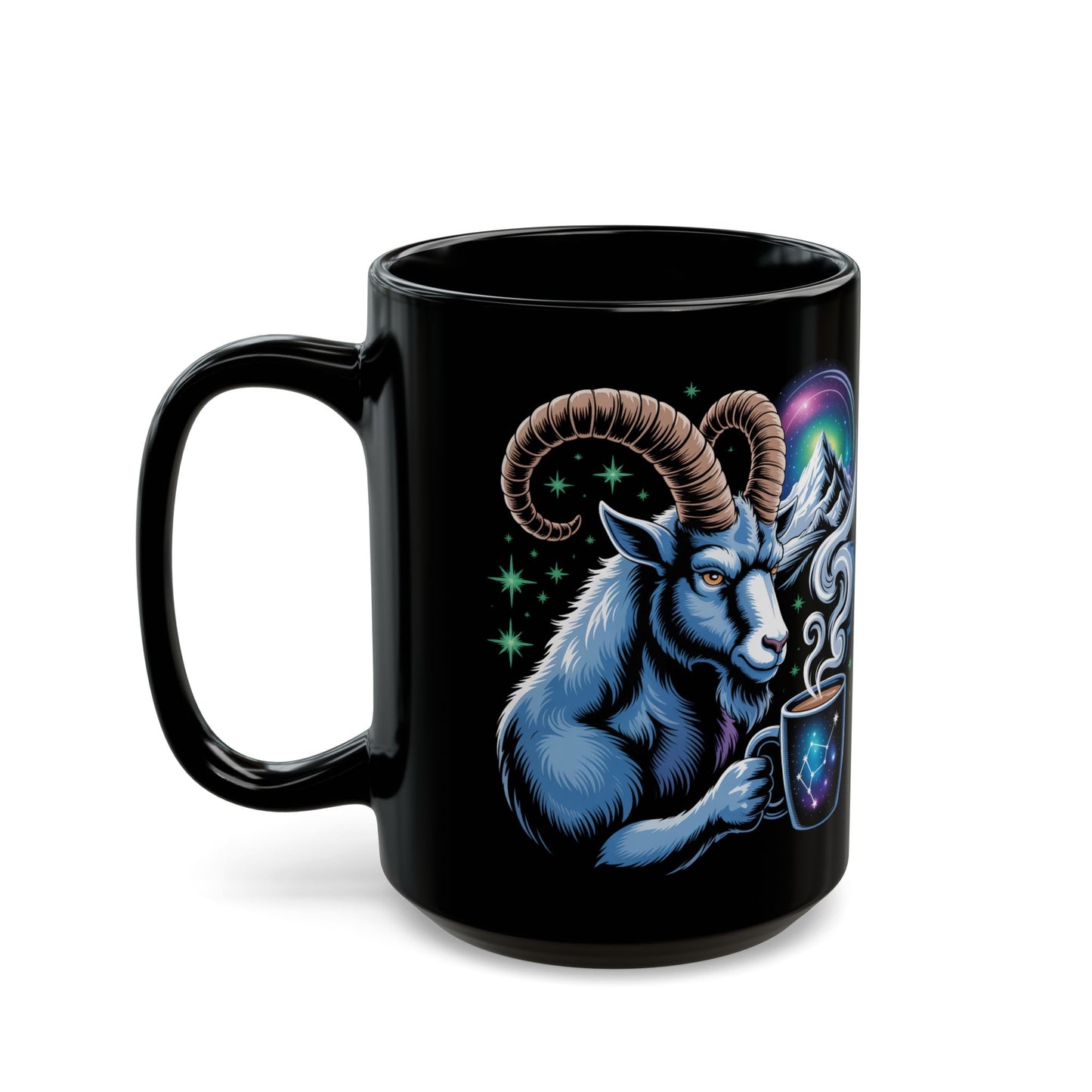 Capricorn Mug | Celestial Coffee Cup for Astrology Lovers, Gift for Birthdays, Zodiacs, Home Decor, Unique Collectible