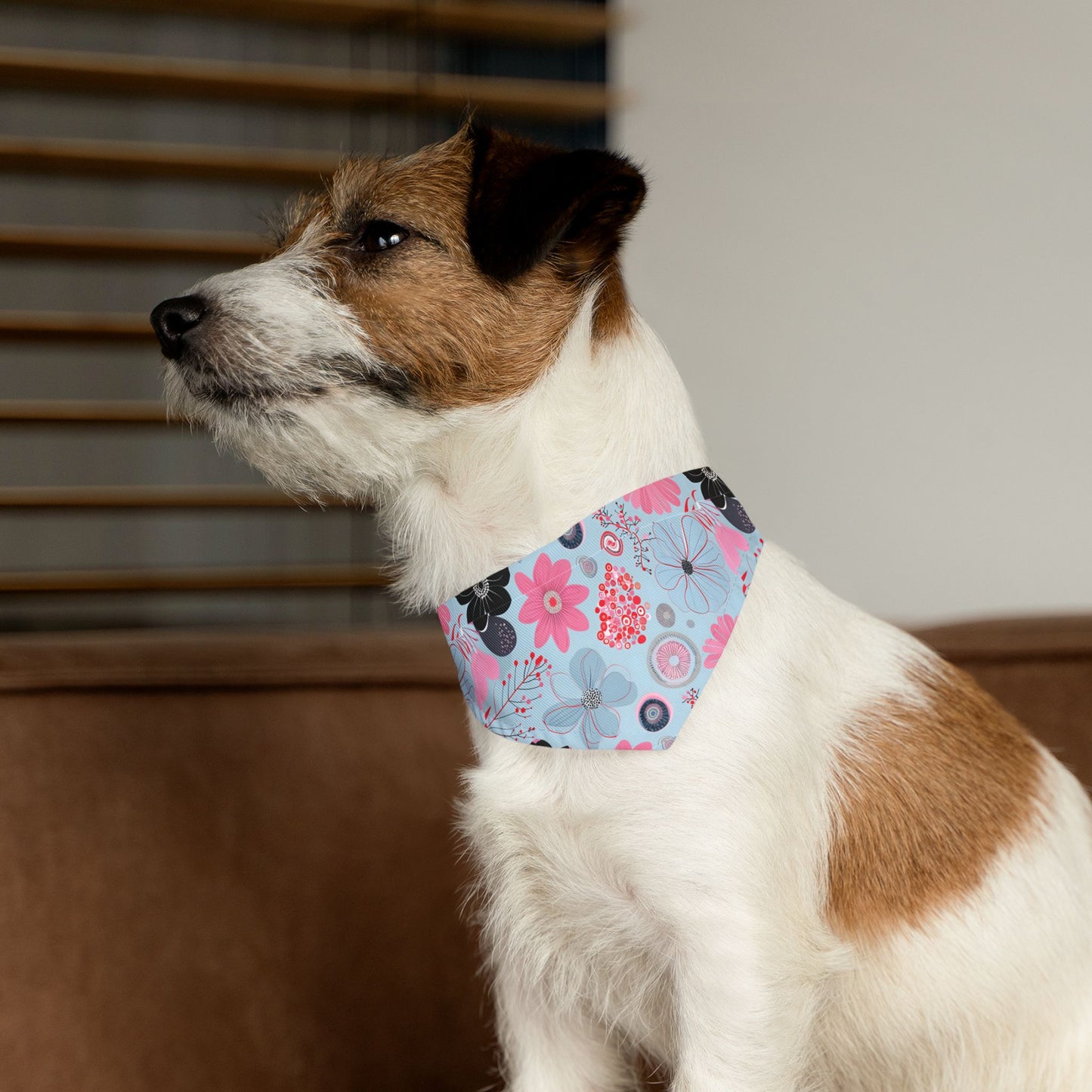 Floral Pet Bandana Collar - Stylish Dog Accessory for All Occasions