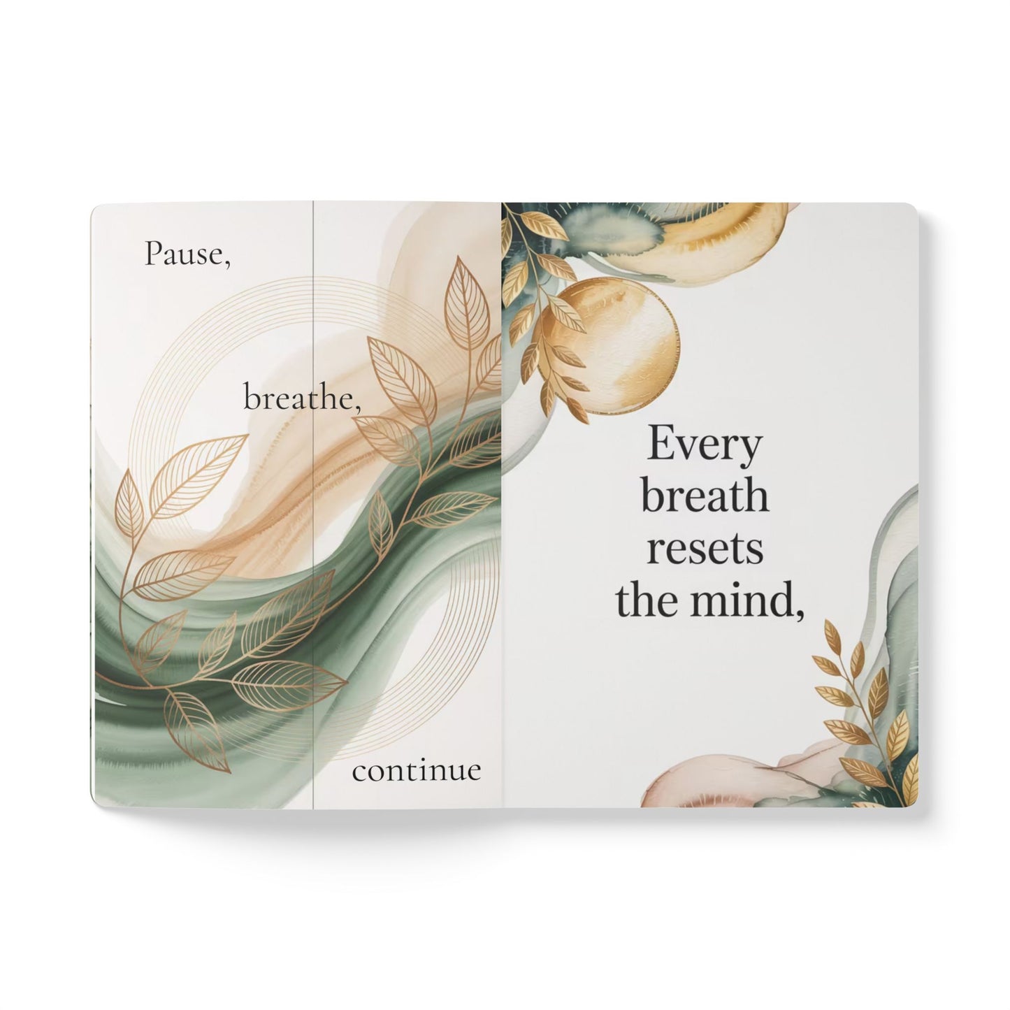 Mindfulness Journal with Inspiring Quotes | Softcover Guided Journal, Meditation Note Book, Wellness Planner, Self-Care Journal, Gift [...]