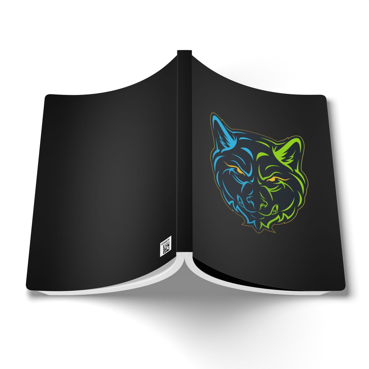 Lair Gadgets Wolf Softcover Journal, Motivational Notebook, Creative Writing Diary, Gift for Artists, School & Work