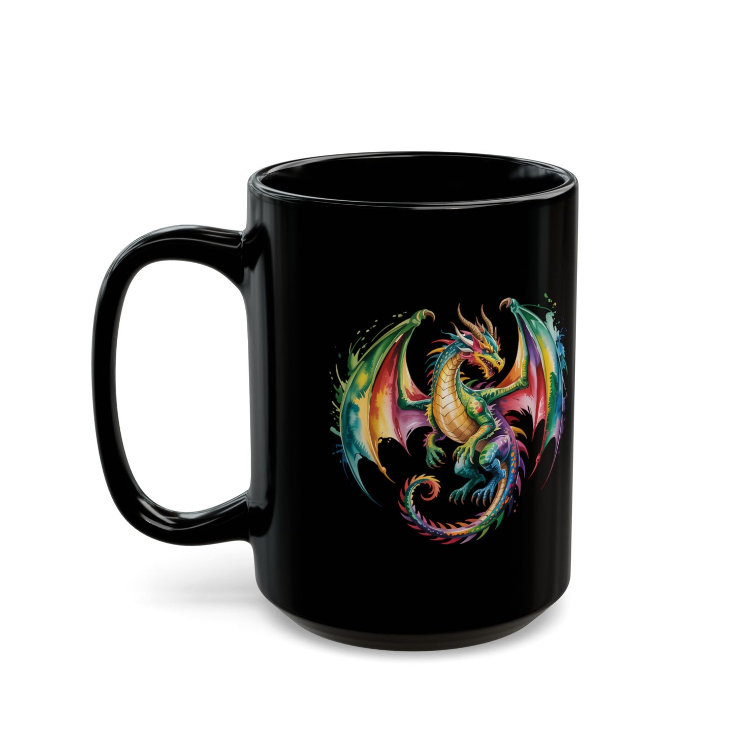 Dragon Black Mug (15oz) # 10613268