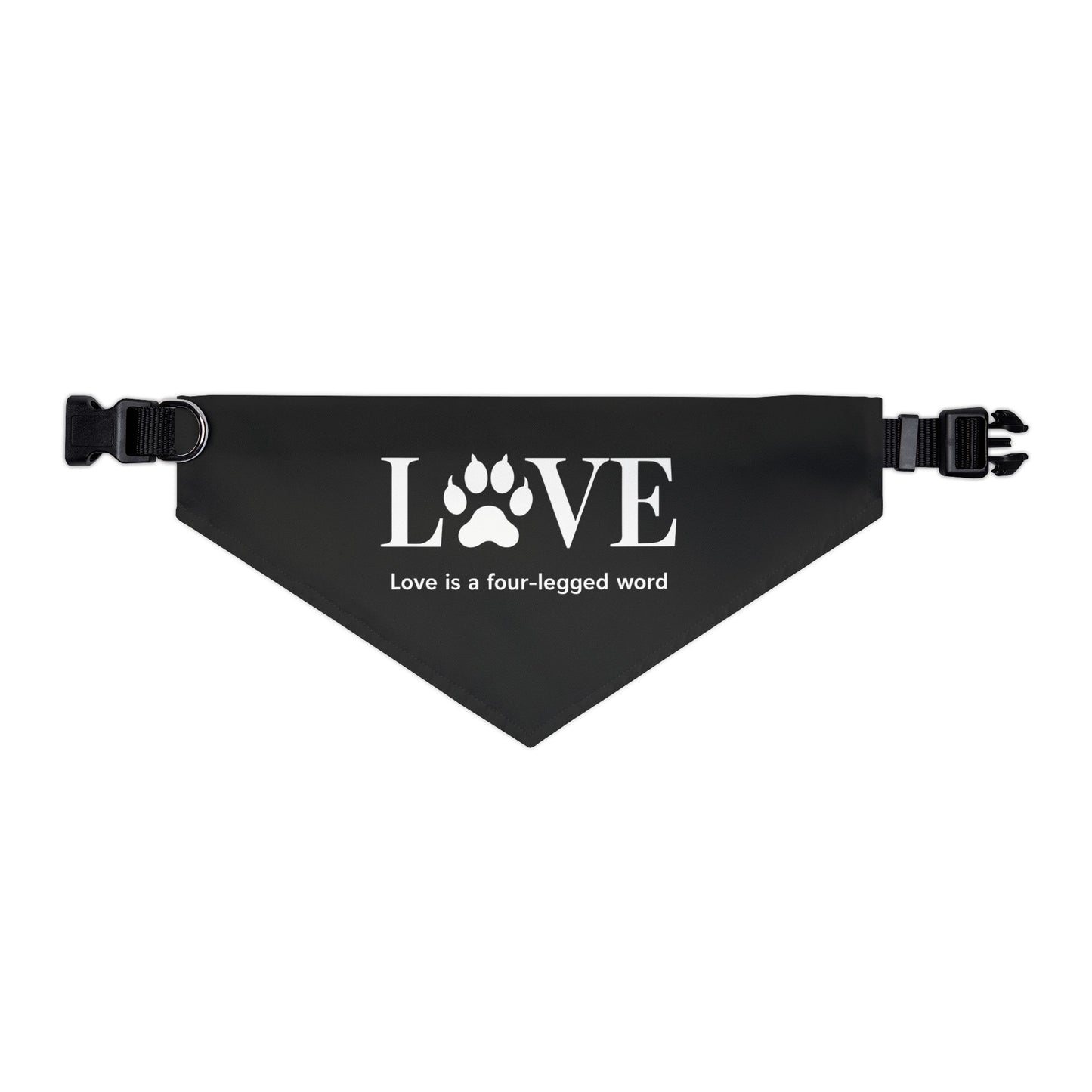 Love Pet Bandana Collar - Perfect for Dog Lovers - Adjustable & Stylish