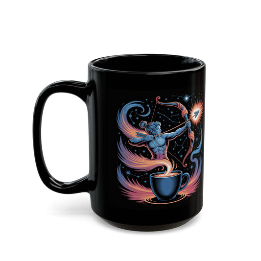 Sagittarius Cosmic Archer Mug - Celestial Coffee Cup, Gift for Astrology Lovers, Perfect for Birthdays, Holidays, or Cozy Evenings