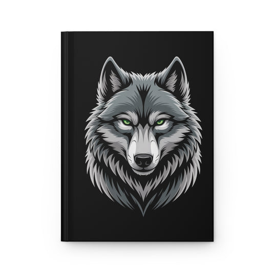Wolf Hardcover Journal Matte