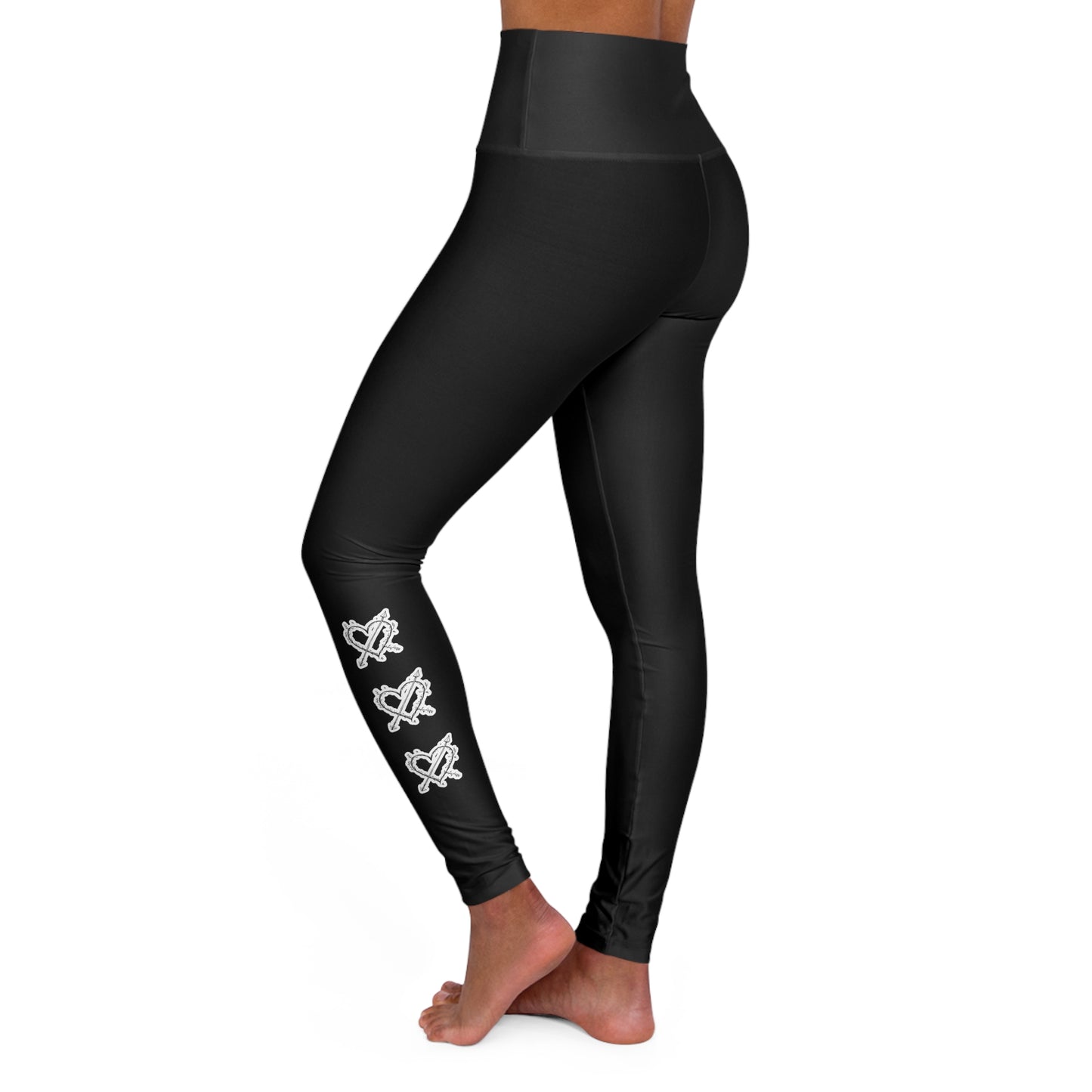 Floral High Waisted Yoga Leggings, Trendy Activewear for Your Workouts