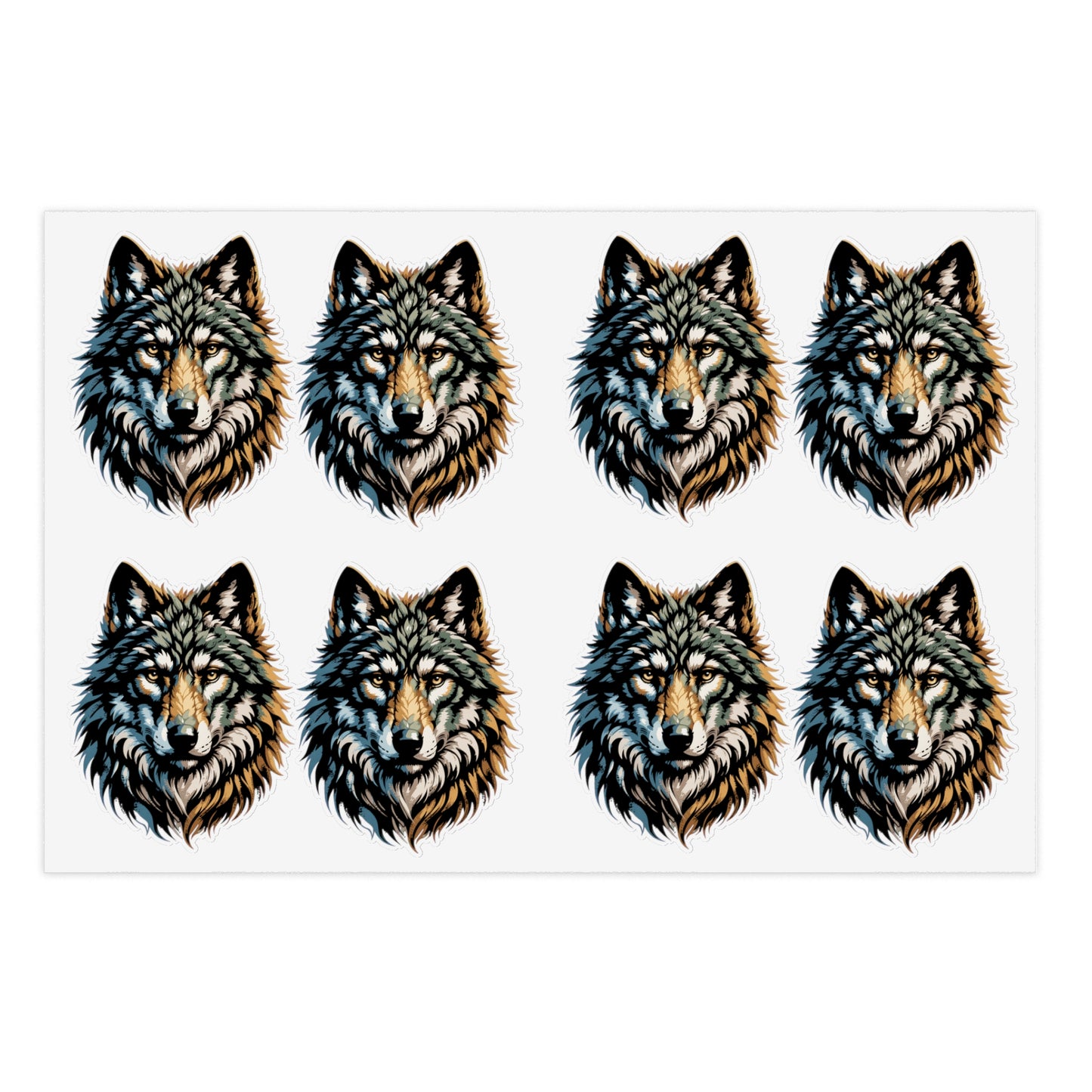 Wolf Head Vinyl Sticker – Bold Wildlife Graphic Decal by Lair Gadgets