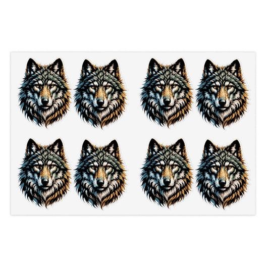 Wolf Head Vinyl Sticker – Bold Wildlife Graphic Decal by Lair Gadgets