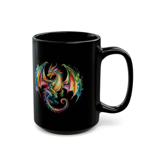 Dragon Black Mug (15oz) # 10613268