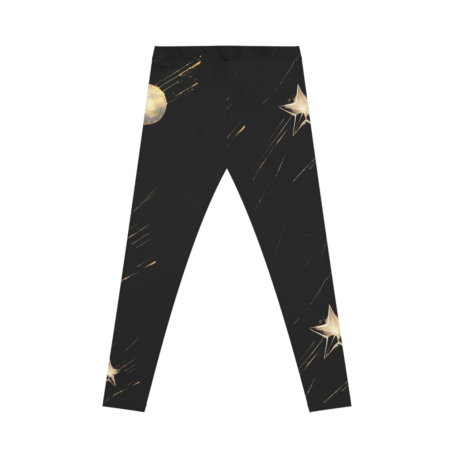 Starry Night Women's Casual Leggings - Stylish & Comfy Activewear for Everyday Use