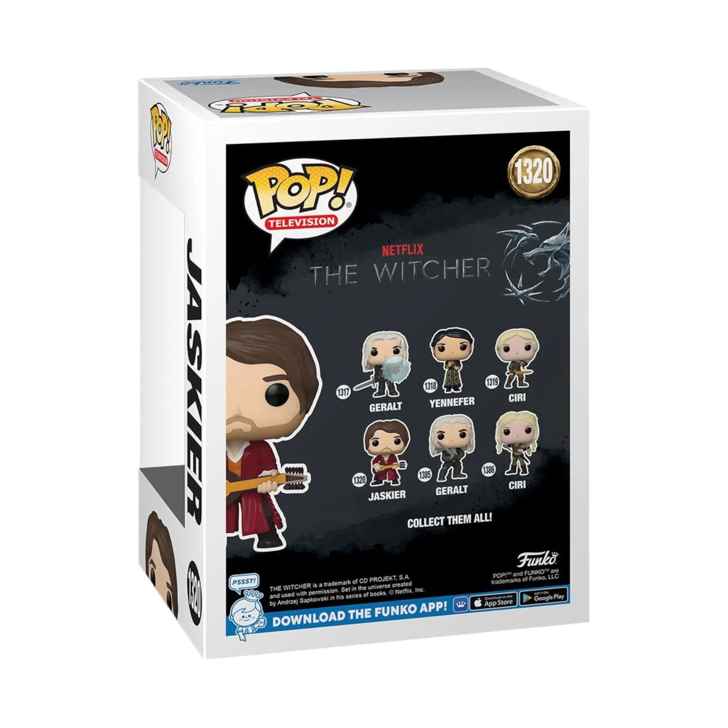 The Witcher Jaskier Funko Pop #1320 (Chase)