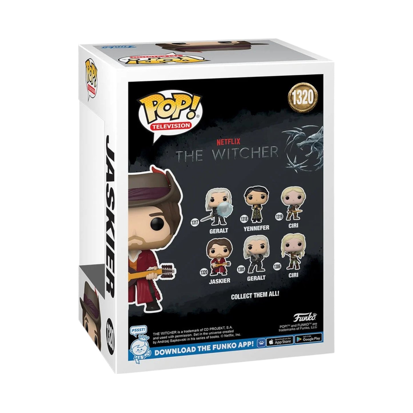 The Witcher Jaskier Funko Pop #1320 (Chase)